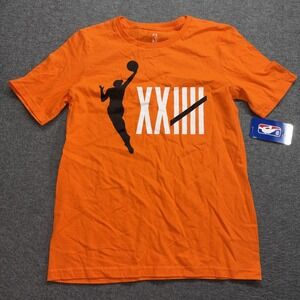 Youth WNBA Orange 25th Anniversary T-Shirt Medium 10/12 NWT‎